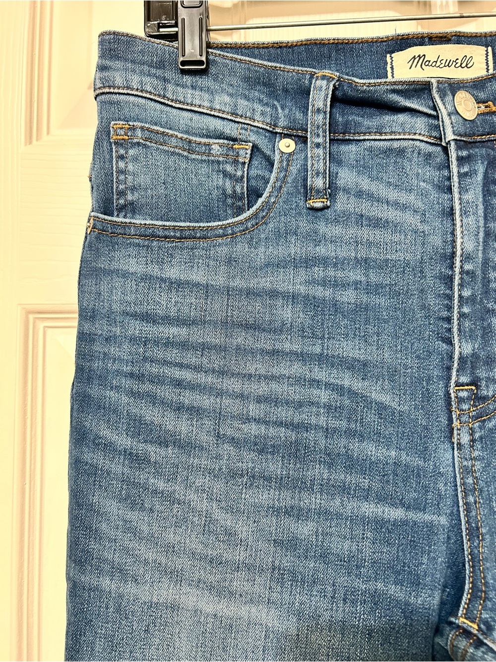 NEW Madewell 10" High Rise Skinny Jean Tulip-Hem somerset wash stretch denim 30 - Picture 2 of 12